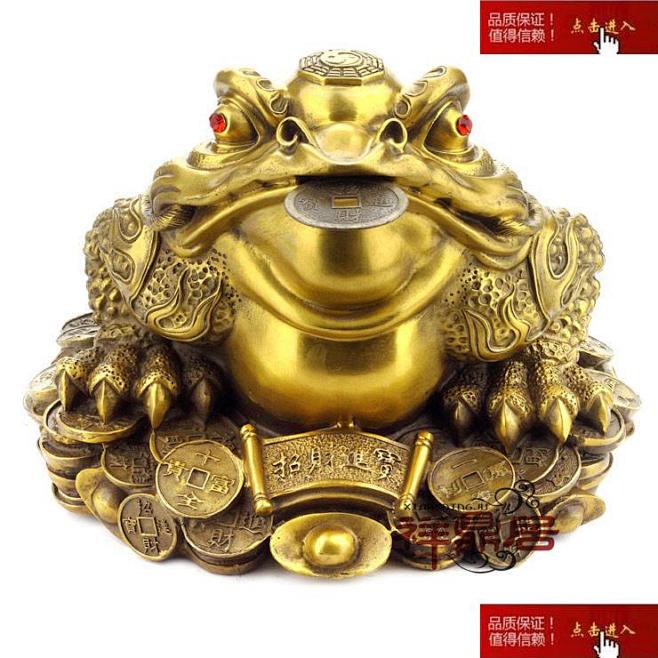 祥鼎居金蟾招财摆件 传承匠心工艺，助力家居招财进宝
